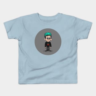 The Young Man With Green Hair Kids T-Shirt